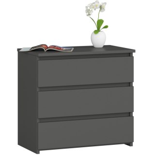 KOMODA CL3 3SZ CLP PK GRAFIT SZARY
