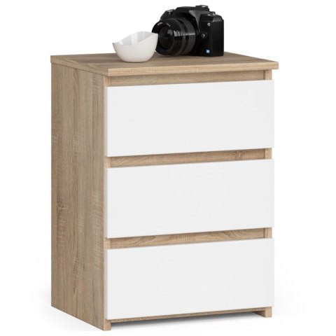 KOMODA CL3/40 PK DĄB SONOMA / BIAŁA
