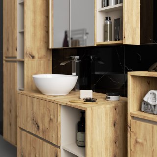 SZAFKA ŁAZIENKOWA WISZĄCA VAMI W35 1D 1W DĄB ARTISAN / KASZMIR