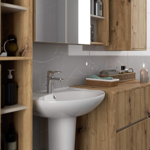 SZAFKA ŁAZIENKOWA WISZĄCA VAMI W90 2D 3P LO DĄB ARTISAN / KASZMIR