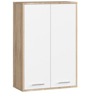 SZAFKA WISZĄCA FIN H934 W64 2D DĄB SONOMA/BIAŁA