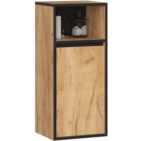 ZESTAW MEBLI ŁAZIENKOWYCH WISZĄCYCH VAMI DĄB CRAFT / CZARNY
