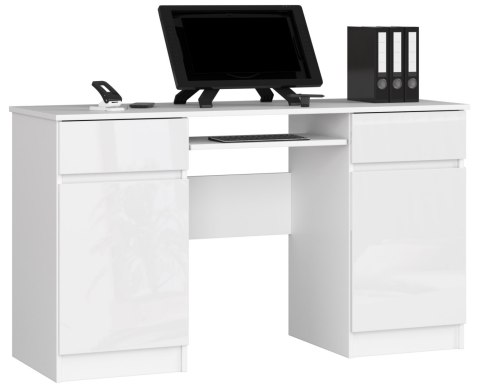 BIURKO CLP A5 2D 2SZ PK BIAŁY POŁYSK