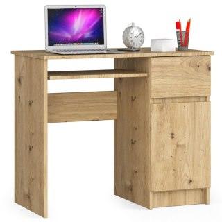 BIURKO KOMPUTEROWE PIKSEL PK DĄB ARTISAN - PRAWE