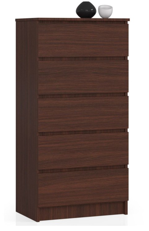 KOMODA K 60 cm 5 SZUFLAD PK WENGE