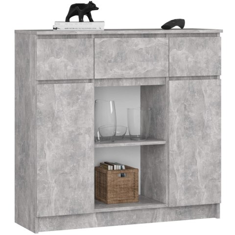 KOMODA K100 2D 3SZ 1P PK BETON