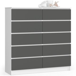 KOMODA K120 10SZ CLP PK BIAŁY / SZARY