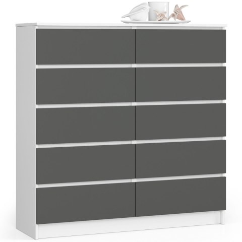 KOMODA K120 10SZ CLP PK BIAŁY / SZARY