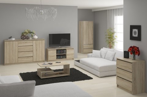 KOMODA K140 6SZ CLP PK DĄB SONOMA