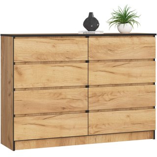 KOMODA K140 8SZ CLP PK DĄB CRAFT