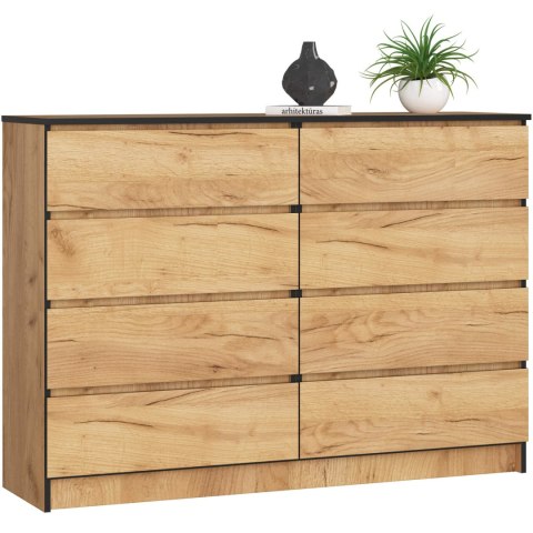 KOMODA K140 8SZ CLP PK DĄB CRAFT