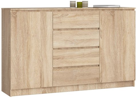 KOMODA K160 2D 4SZ CLP PK DĄB SONOMA