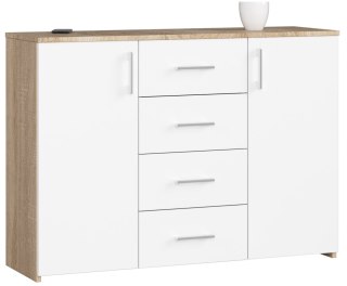 KOMODA K45 PK DĄB SONOMA / BIAŁY