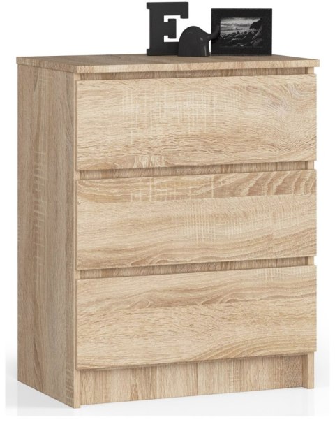 KOMODA K60 3SZ CLP PK DĄB SONOMA