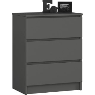 KOMODA K60 3SZ CLP PK GRAFIT SZARY