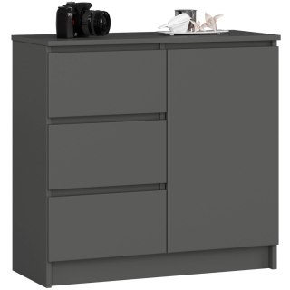 KOMODA K80 JERRY 1D 3SZ PK GRAFIT SZARY