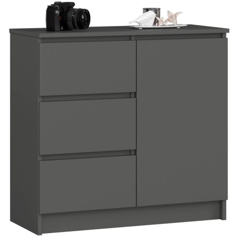 KOMODA K80 JERRY 1D 3SZ PK GRAFIT SZARY