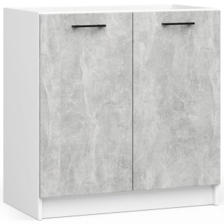 MEBLE KUCHENNE ZESTAW OLIWIA G2 2.4M BIAŁY-BETON