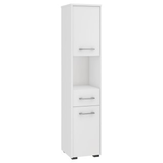 REGAŁ ŁAZIENKA FIN SŁUPEK 30 2D 1SZ 1W 140cm PK BIAŁY