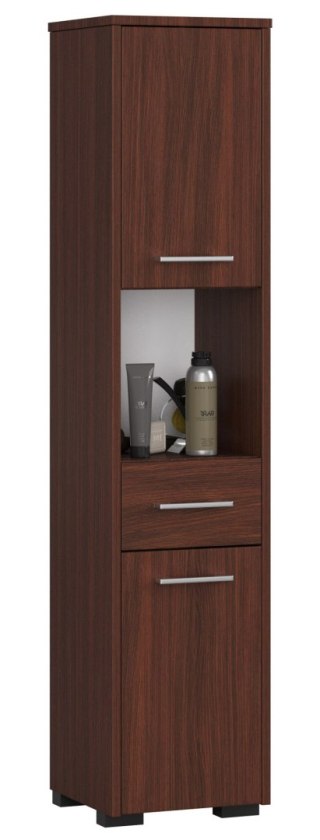 SŁUPEK REGAŁ ŁAZIENKOWY FIN 2D 1SZ 1W PK WENGE