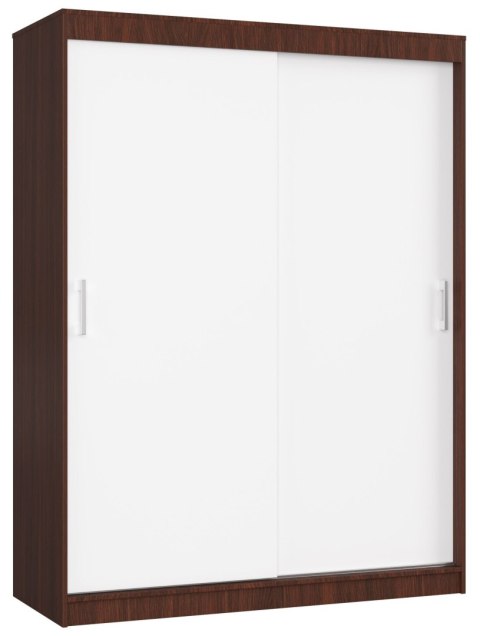 SZAFA PRZESUWNA 150 cm CLP MONO WENGE/BIAŁA