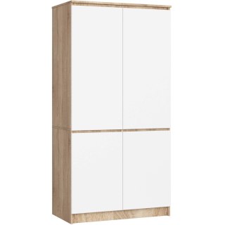 SZAFA S90 4D CLP SONOMA / BIAŁY