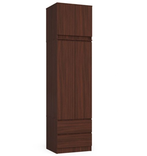 SZAFA Z NADSTAWKĄ S60 2D 2SZ CLP PK WENGE