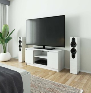 SZAFKA RTV 120 cm 2D 1P BIAŁA