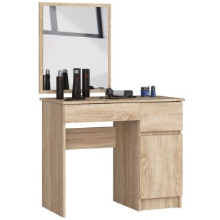 Toaletka z lustrem CLP P-2/SL PRAWA PK DĄB SONOMA
