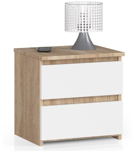 KOMODA CL2 2SZ CLP PK DĄB SONOMA / BIAŁY