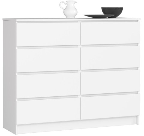 KOMODA K120 8SZ PK BIAŁA