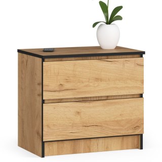 KOMODA K60 2SZ CLP PK DĄB CRAFT