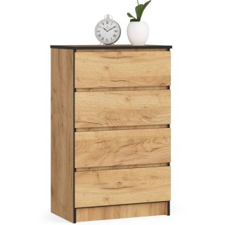 KOMODA K60 4SZ CLP PK DĄB CRAFT