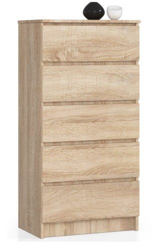 KOMODA K60 5SZ CLP PK DĄB SONOMA