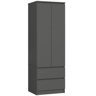 SZAFA STAR S60 2D 2SZ PK GRAFIT SZARY