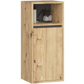 SZAFKA ŁAZIENKOWA WISZĄCA VAMI W35 1D 1W DĄB ARTISAN / GRAFIT SZARY