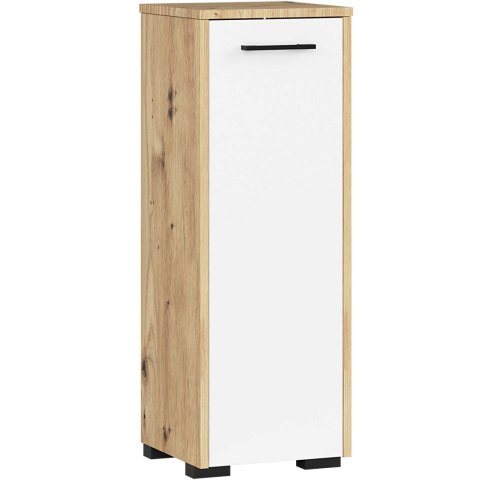 SZAFKA STOJĄCA ŁAZIENKA FIN S30 1D DĄB ARTISAN / BIAŁA