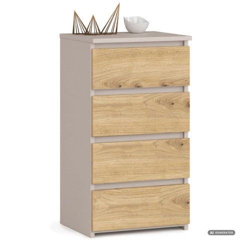 KOMODA CL4 PK KASZMIR / DĄB ARTISAN