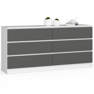 KOMODA K160 6SZ CLP PK BIAŁY / SZARY