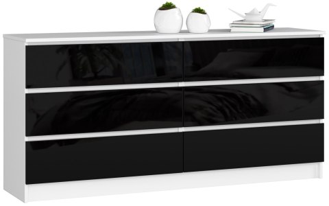 KOMODA K160 6SZ CLP PK CZARNY POŁYSK