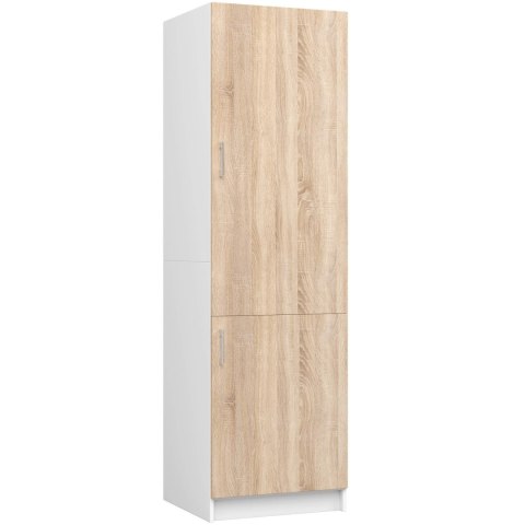 Szafka LIMA S60LO/205 BIAŁY/DĄB SONOMA