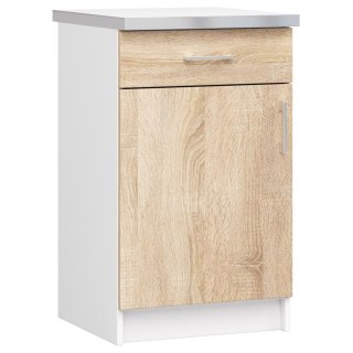 ZESTAW KUCHENNY LIMA Z WITRYNĄ 1.8M H720 BIAŁY / DĄB SONOMA