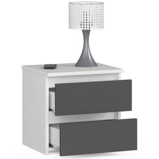KOMODA CL2 2SZ CLP BIAŁY / SZARY