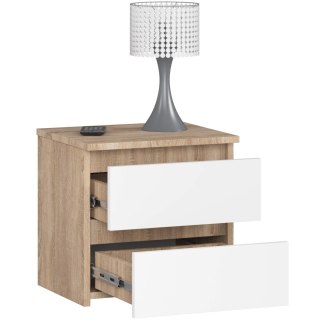 KOMODA CL2 2SZ CLP PK DĄB SONOMA / BIAŁY