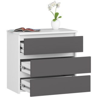 SZAFKA NOCNA CL3 60 cm PK BIAŁA / SZARY
