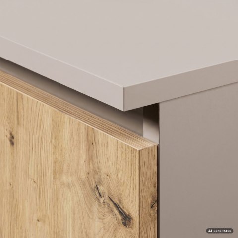 KOMODA RTV K120 2D 1P CLP KASZMIR / DĄB ARTISAN