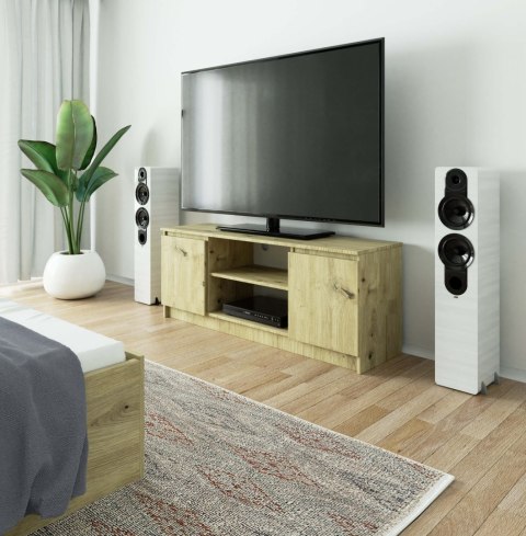 KOMODA RTV K140 2D 1P CLP DĄB ARTISAN