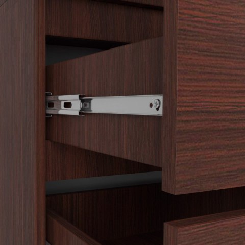SZAFA S 90 cm 2 DRZWI 2 SZUFLADY 2 LUSTRA PK WENGE