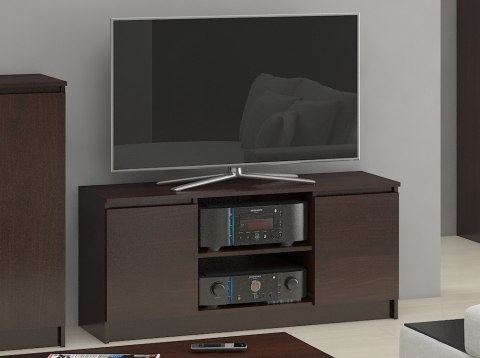 SZAFKA RTV 120 cm 2D 1P WENGE