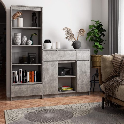 KOMODA K100 2D 3SZ 1P PK BETON